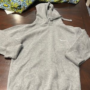 Gray Nike Swoosh Hoodie